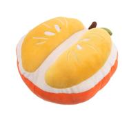 TOYANDONA Coussin Peluche Orange Réaliste Doux Oreiller Fruit Peluche Décoratif pour Chaise Chambre Garçon Fille et Salon