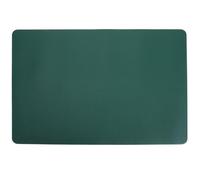 TOYANDONA Coussinet Mains en Simili Cuir Double Face Imperméable Coussin de Manucure Souple et Flexible Tapis de Table Antitache Vert Foncé pour Salon de Beauté et Usage Professionnel