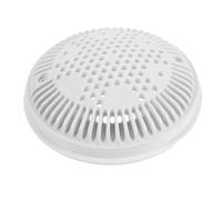 TOYANDONA Couvercle de Bonde de Fond de Piscine Blanc en Plastique PVC | Conception Plate Trous Prépercés, Installation sans Outil, pour Drains de Fond et Trop-pleins
