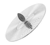 TOYANDONA Couvercle Métallique Anti-poussière pour Pot de Bougie Parfumée, Diffuseur de Parfum Rond en Alliage, Grand Format 8,8 Cm, Extinction Sûre sans Fumée, Adapté Usage Intérieur