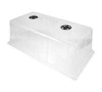 TOYANDONA Couvercle pour Plateau de Germination Transparent Renforcé, Dôme Isolant Thermique en Plastique Solide, Adapté pour Pépinière et Jardinage, Protection pour Semis et Boutures