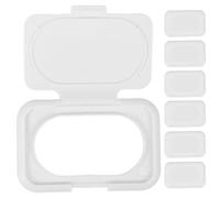 TOYANDONA Couvercle Rabattable pour Boîte de Mouchoirs Humides Bébé 30 Pièces en Plastique Étanche Antidérapant Compatible Multi-marques pour Usage Domestique et Bébé