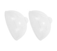 TOYANDONA Couvercles de Rechange pour Cuiseur à Œufs Vapeur Plastique Résistant Haute Température Diamètre 15 CM Lot de 2 Couvercle Transparent pour Cuisson et Surveillance Facile des