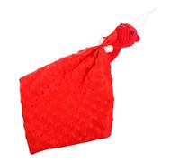 TOYANDONA Couverture De Sécurité En Peluche Pour Tout-petit Jouet Rouge Couverture Apaisante Taille Adaptée Aux Mains 100% Polyester Sommeil Réassurance Et Réconfortante Pour Garçon Et 1 Pièce