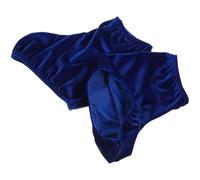 TOYANDONA Couvre-Chaussures de Patinage 1 Paire en Polyester Élastique Bleu Roi Taille M, Protège-Bottes Résistantes à l'usure pour Patins à Glace et Rollers, Accessoire pour Entraînement