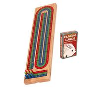 TOYANDONA Cribbage Jeu De Société en Bois Massif Plateau De Score Pliable pour Réunions Et Fêtes Adultes Garçon Filles