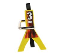 TOYANDONA Cric Manuel Robuste 3t pour Voitures Rc 1:10, Kit D’Accessoires D’Escalade Simulation pour Modélisme, Support Compact Jaune, Outil Multifonction pour Terrains et Réparations