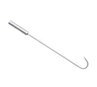 TOYANDONA Crochet à Viande Acier Inoxydable et Antirouille Aiguille Barbecue Multifonction pour Steak Saucisses Côtes Légumes Manche Acier Camping et Grillades Extérieures