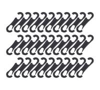 TOYANDONA Crochet de Siège de Véhicule en Abs 100pcs Style Élégant, pour Housses de Siège Auto et Pare-Soleil, Fixation Rapide L’intérieur de Voiture