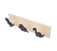 TOYANDONA Crochet Mural Bois Design Dinosaure Patère Murale Pratique Multifonction Porte-manteau pour Chapeaux Serviettes et Vêtements Installation Facile pour Maison et Salle de Bain