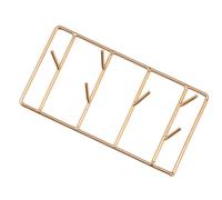 TOYANDONA Crochet Mural en Fer Simple Forme Carrée, Crochet Suspendre Multifonctionnel pour Vêtements et Accessoires, Cintre Mural Minimaliste, Patère Murale pour Entrée, Chambre Cuisine