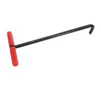 TOYANDONA Crochet T pour Couvercle de Regard Crochet Robuste Antirouille pour Levage de Plaque de Bouche Égout et Porte Roulante Outil Pratique pour Ouverture Facile