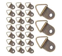 TOYANDONA Crochets pour Accrocher des Tableaux 200pcs, Petits Crochets Triangulaires en Fer Couleur Bronze, Supports pour Cadres Photo avec Structure Simple pour Usage Galerie et DIY