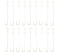TOYANDONA Crochets Robustes en Plastique Blanc pour Support de Plantes Grimpantes et Branches, Facile à Fixer et Défaire, Lot de 150 Pièces pour Jardinage