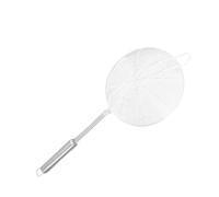 TOYANDONA Cuillère Passoire Inox Multi-usage avec Crochet Écumoire Perforée à Long Manche Antibrûlure Ustensile Cuisine pour Pâtes Légumes et Friture Usage Familial et Professionnel