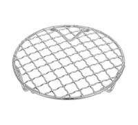 TOYANDONA Cuisson Ronde Acier Inoxydable avec Support Résistant et Polyvalent pour Friteuse à Air Four Électrique et Plaques Céramiques Anti-chute pour Cuisson et Grill