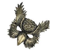 TOYANDONA de Hibou en Polyuréthane Léger pour Adultes de Bal Masqué Réaliste pour Halloween et Carnaval Élastique Ajustable Accessoire de Cosplay d'Oiseau