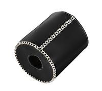TOYANDONA De Rangement pour Cylindre De Carburant Barbecue Air Camping Protecteur De Réservoir D'essence Boîte Fumeur Charbon Couvercle du Réservoir De Carburant Cuir Noir