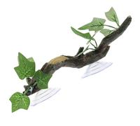 TOYANDONA Décor Reptile Racine de Branche en Résine pour Terrarium, Accessoire Naturel D’Escalade pour Serpent et Dragon Barbu, Décoration Aquarium Résistante et Non Toxique, Plante