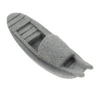 TOYANDONA Décoration Aquarium Bateau Modèle Réaliste Pierre Ornement pour Poissons et Aquarium Décor Flottant Naturel pour Étang et Bureau