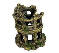 TOYANDONA Décoration Aquarium Réaliste Résine Aménagement Paysager Aquarium Simulation du Théâtre Romain pour Poissons Et Crevettes