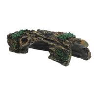 TOYANDONA Décoration Cachée en Bois Simulé pour Reptiles Cachette en Rondins pour Tortues Et Reptiles Fausses Décorations Cachette pour Tortues Lézards Aquarium Cachettes pour