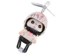 TOYANDONA Décoration Chat en Résine pour Moto et Vélo, Ornement Léger | Résine Jaune, Forme Chat, Usage Voiture et Bicyclette, Étanche, Soulage la Pression, Style Compact
