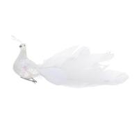 TOYANDONA Décoration Paon Simulation Adorable Figurine Artisanale Léger pour Jardin et Intérieur Ornement Unique pour Table Bureau Maison