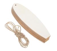 TOYANDONA Découpe en Bois De Planche De Surf Artisanale 163x48 Mm pour Décoration Murale, Ornement Suspendu, Panneaux Vierges Personnalisables pour Fête Thème du Surf, Lot de 20 Pièces