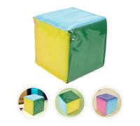 TOYANDONA Dés de 10 cm avec Pochettes Transparentes : Grands Cubes à Six Faces avec emplacements pour Cartes - Cubes d'apprentissage en Gros - Dés pour Jeux éducatifs à Faire soi-même, pour