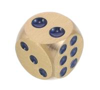 TOYANDONA Dés en Laiton Échanger des Dés Ornement De Dés Dessiner des Dés Décor De Dés Unique Dés Uniques Dés Décoratifs Dés De Jeu De Rôle Dés De Jeu De Table Craps Dice Doré