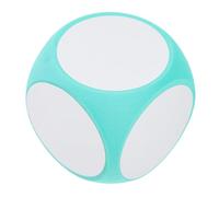 TOYANDONA Dés Géants en Mousse Effaçables à Sec Verts Six Faces pour Jeux Éducatifs, Accessoire Polyvalent pour Garçon et Filles en Différentes Activités Ludiques