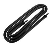 TOYANDONA Diffuseur à Bulles pour Aquarium en Tube Caoutchouc Noir Flexible, Résistant à l'usure, Compatible Polyvalent pour Décoration et Oxygénation D'aquarium