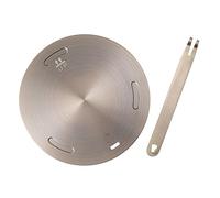 TOYANDONA Diffuseur De Chaleur Professionnel En Alliage D'aluminium 20 Cm Pour Plaques à Induction Et Gaz, Plaque Chauffante Poignée Pour Cuisson Stable