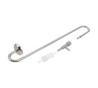 TOYANDONA Diffuseur pour Aquarium Acier Inoxydable Diffuseur Oxygène à Bulles Fines avec Valve Anti-Retour et Réglable Diffusion Équilibrée pour Plantes Aquatiques et Amélioration Qualité de