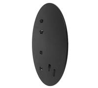 TOYANDONA Dispositif D'entraînement Tir de Basketball en Abs Noir Structure Modulaire et Absorption des Chocs, pour Gymnase et Surfaces en Bois