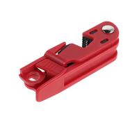 TOYANDONA Dispositif en Plastique Technique Trous Multiples Rouge de Consignation Compatible Circuits Universels pour Disjoncteur Multifonction pour Travaux Électriques Industriels