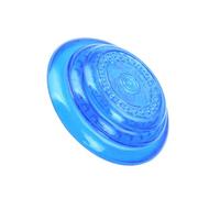 TOYANDONA Disque Volant Multifonction pour Chien Résistant Aux Morsures en Plastique Solide, Taille Moyenne Bleu, Jouet D'extérieur pour Entraînement Et Jeu Actif des Chiens Adultes