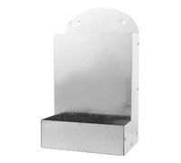 TOYANDONA Distributeur Automatique pour Poules Mangeoire Suspendue Métal Conteneur Aliments pour Volailles Distributeur De Gravier Et Coquilles Huîtres