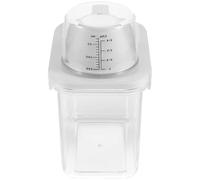 TOYANDONA Distributeur Capacité Transparent Lessive 1,1l Liquide en Plastique de Bouchon Étanche Grosse et pour Hôtel et Dortoir