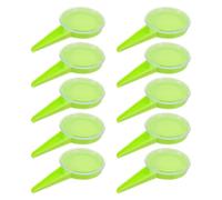 TOYANDONA Distributeur de Graines Portatif Réglable 5 Niveaux Lot de 10 Pièces Vert Pomme Outil de Plantation Polyvalent pour Semis de Fleurs et Légumes Épandeur Léger pour Jardin