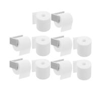 TOYANDONA Dollhouse Mini Toilet Paper Rack Set Realistic Miniature Bathroom Accessories for Dollhouse and Paper Towel Holder Detailed Miniature Home Decoration