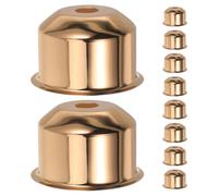 TOYANDONA Douille E27 Isolation en Fer 10 Pièces Accessoires D'éclairage Polyvalents Design Simple et Élégant à Vis pour Lampe de Table et Candélabre