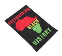 TOYANDONA Drapeau Historique Noir Pride Décorations De Pelouse Extérieures Drapeaux De Jardin Drapeaux Décoratifs Pour L'Extérieur Histoire Ornements Extérieurs Décorations De Cour