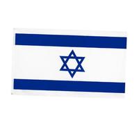 TOYANDONA Drapeau Israël Polyester Décoration Extérieure et Intérieure pour Événements et Patriotisme Bannières Décoratives avec Couleurs