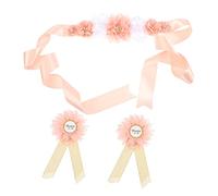 TOYANDONA Écharpe Pour Future Maman Écharpe De Maternité De Ceinture à Fleurs De Grossesse Broche Pour Future Maman