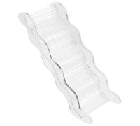 TOYANDONA Échelle en Acrylique Ondulée pour Cage de Petits Animaux - 20 X 6,6 X 4 CM - Plateforme D’Escalade Décorative pour Hamster, Souris, Chinchilla - Accessoire Extérieur Multifonction