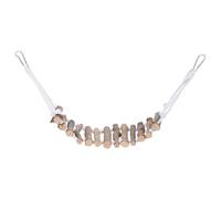 TOYANDONA Échelle Suspendue Décorative Bois pour Reptiles Escalade Compact pour Terrarium Accessoire Ludique pour Lézards Caméléons et Serpents