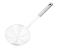 TOYANDONA Écumoire Araignée en Acier Inoxydable 14 Cm, Cuillère Passoire à Pâtes avec Manche Long, Ustensile Cuisine Inox Polyvalent pour Friture et Égouttage, Maison Cuisine