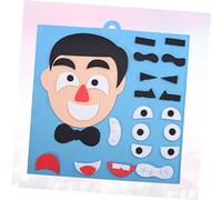TOYANDONA Éducatif Puzzle Expressions Faciales Développement Précoce Coordination Main Œil Jeu DIY pour Garçon Fille et Parents Apprentissage des